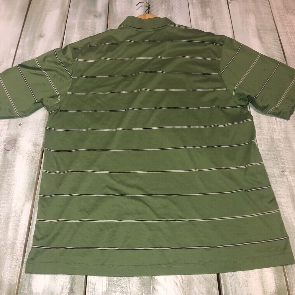 Masters Amen Corner Men's L Green Short Sleeve Pima Cotton Button Golf Polo - Picture 10 of 11
